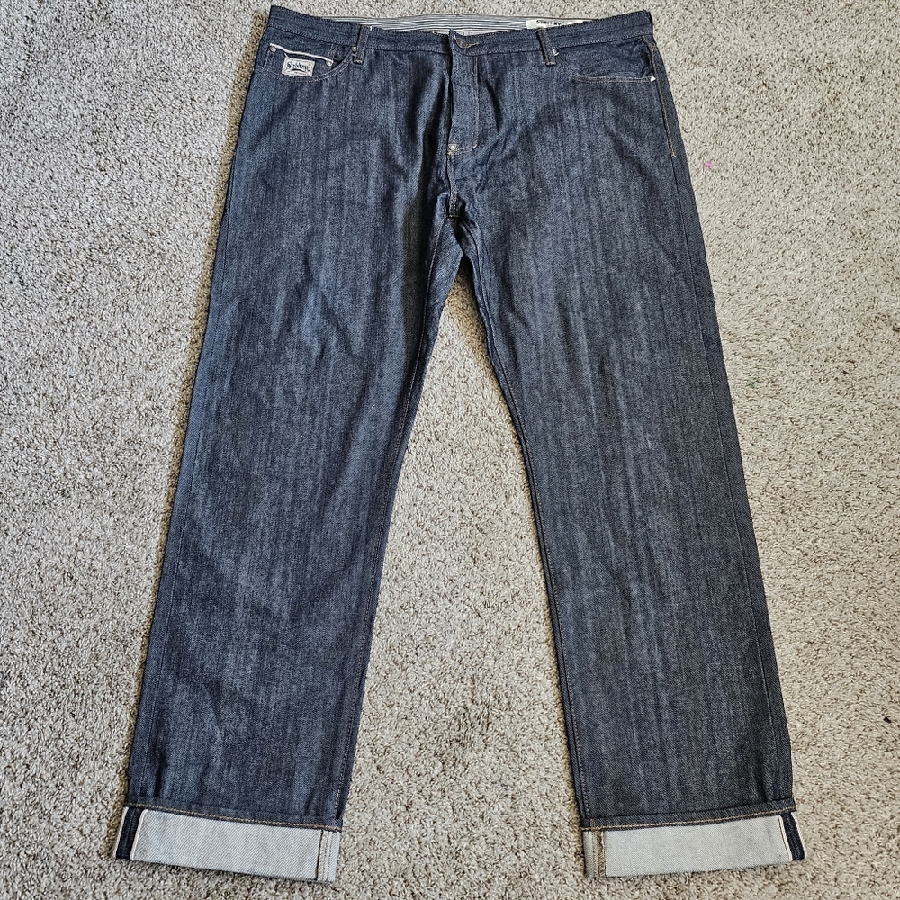 NWOT Sabit NYC Selvage Japanese Denim Button-Fly Jeans - Size 40X34